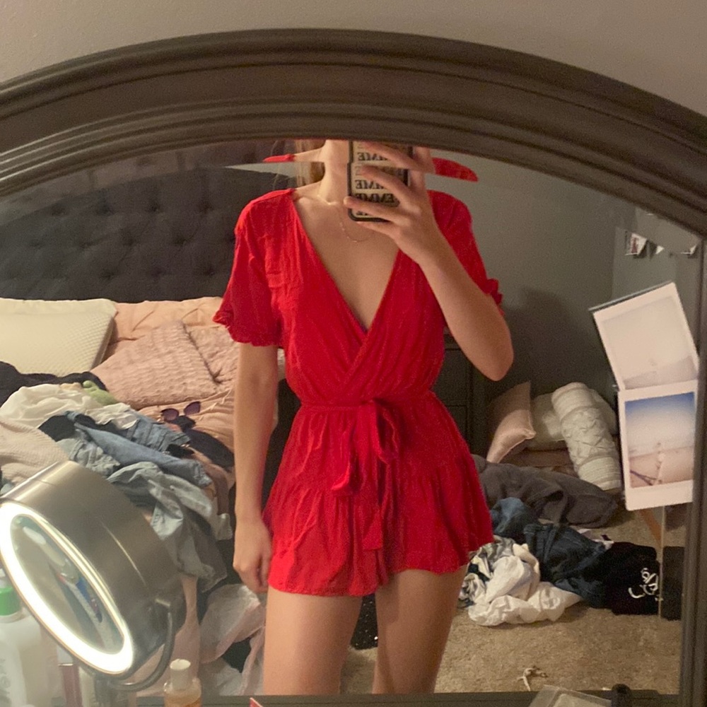 Backless Romper